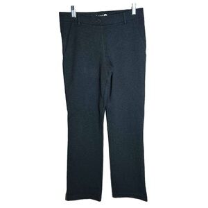 Betabrand Dark Charcoal Gray Dress Trouser, Small Petite